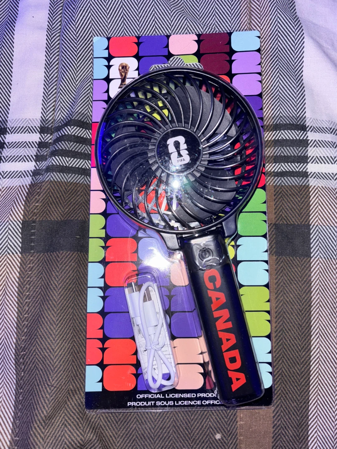 FIFA Portable Fan with Canada Branding