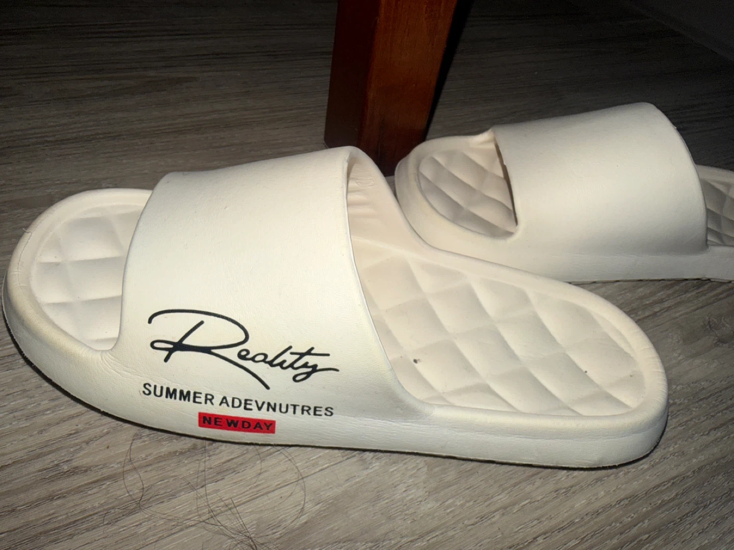 White Reality Summer Slides