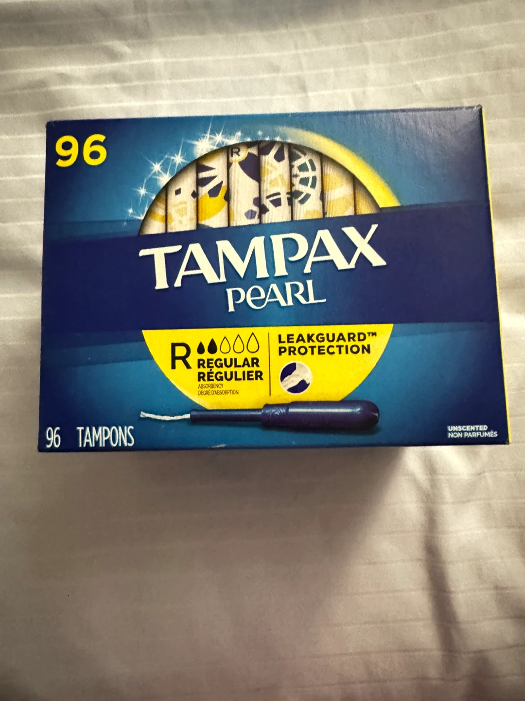 Tampax Pearl 96 Regular Tampons