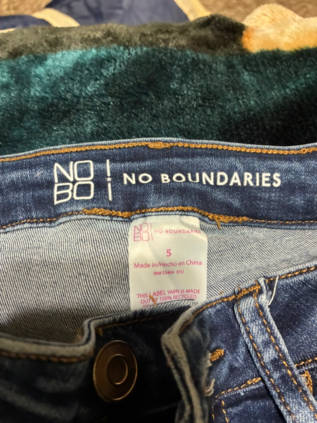 NO BOUNDARIES Women's Bootcut Jeans Size 5 - photo 3