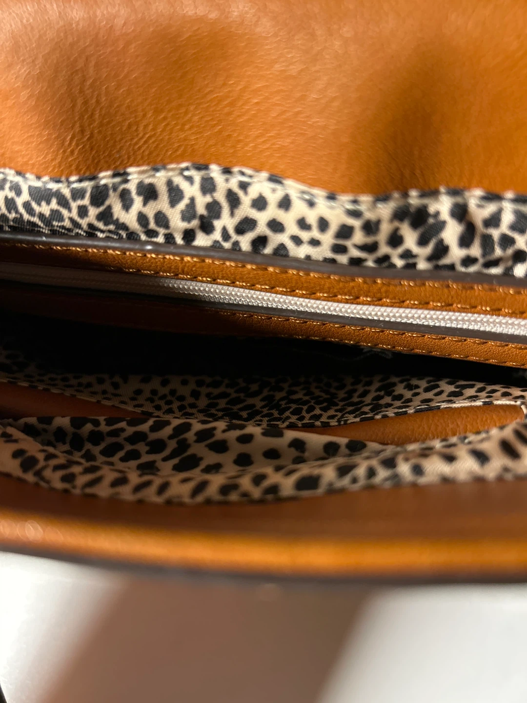 Brown Saddle Bag with Gold Studs - photo 2