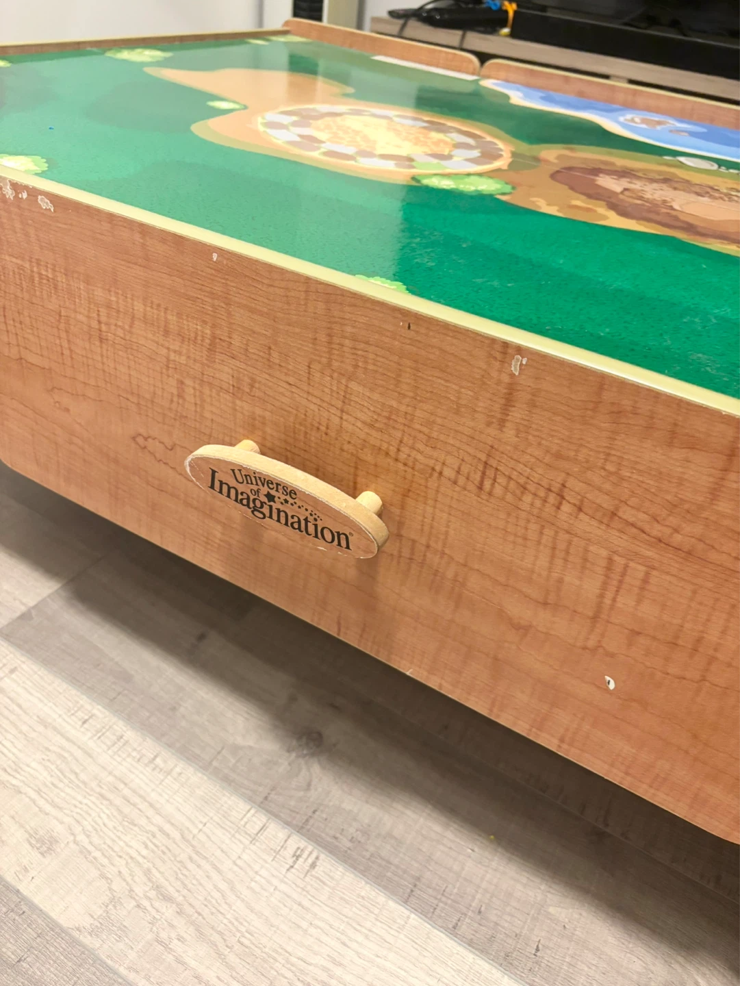 Imagination kids wooden train table - photo 4