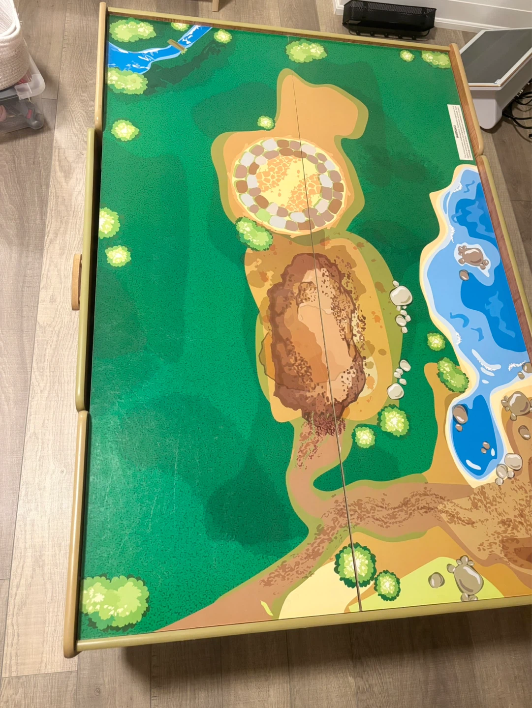 Imagination kids wooden train table - photo 5
