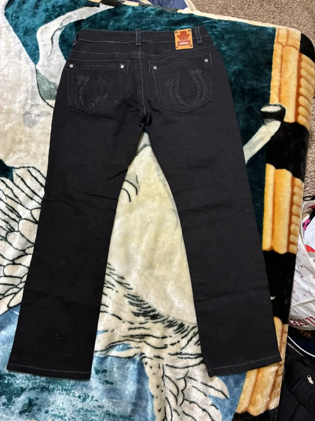 Western Bull Straight Fit Jeans Black W34 L32 - photo 2
