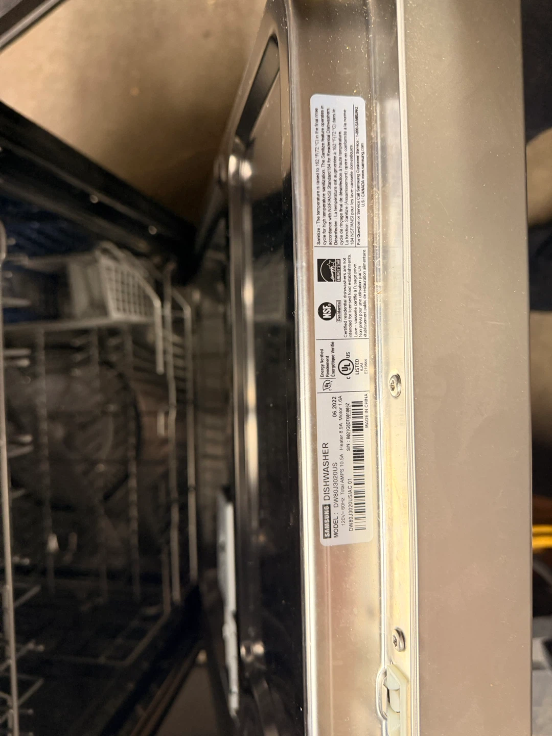 Samsung Dishwasher - photo 2