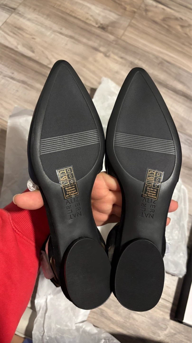 Brand New Naturalizer Hartley Black Leather Flats - Size 8M - photo 2
