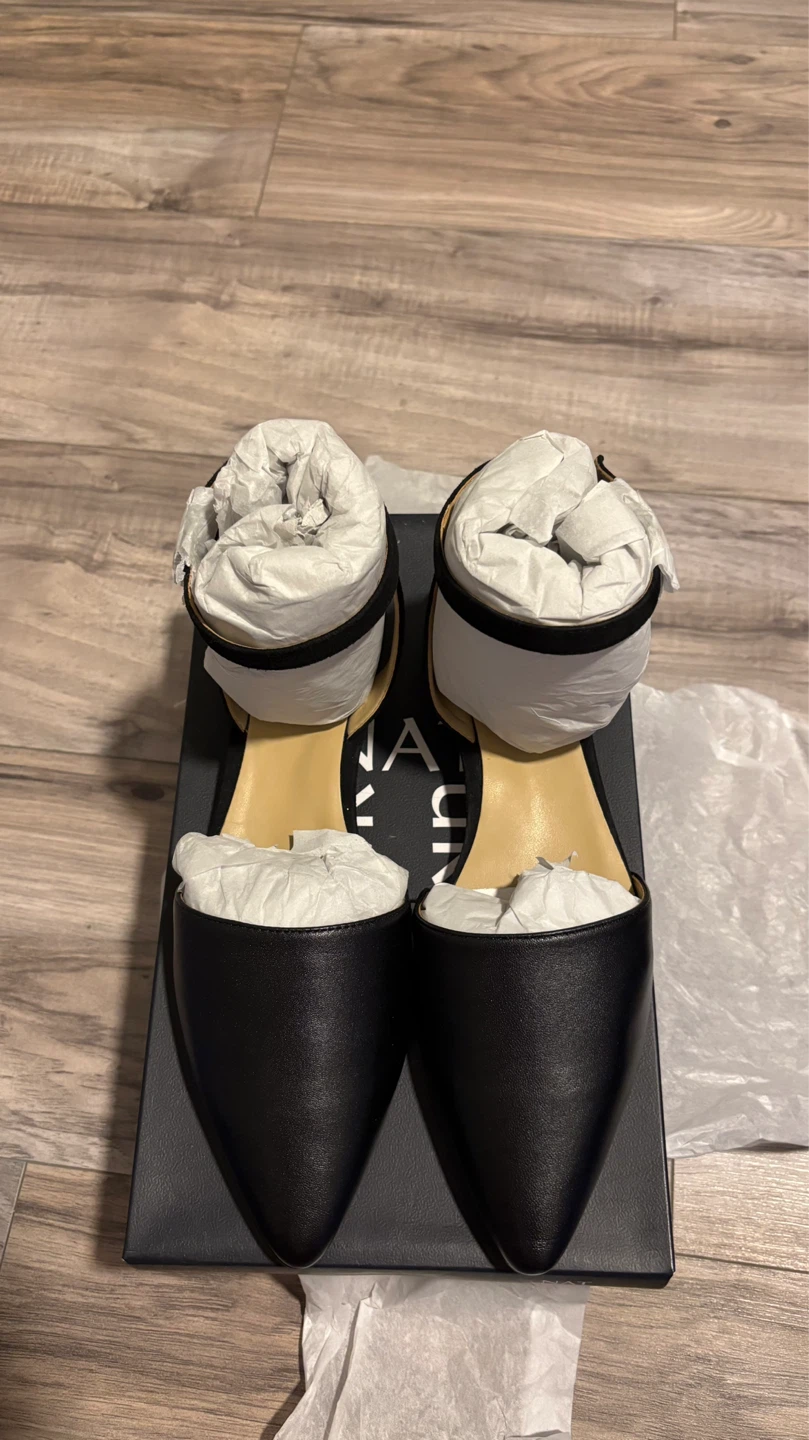 Brand New Naturalizer Hartley Black Leather Flats - Size 8M - photo 3