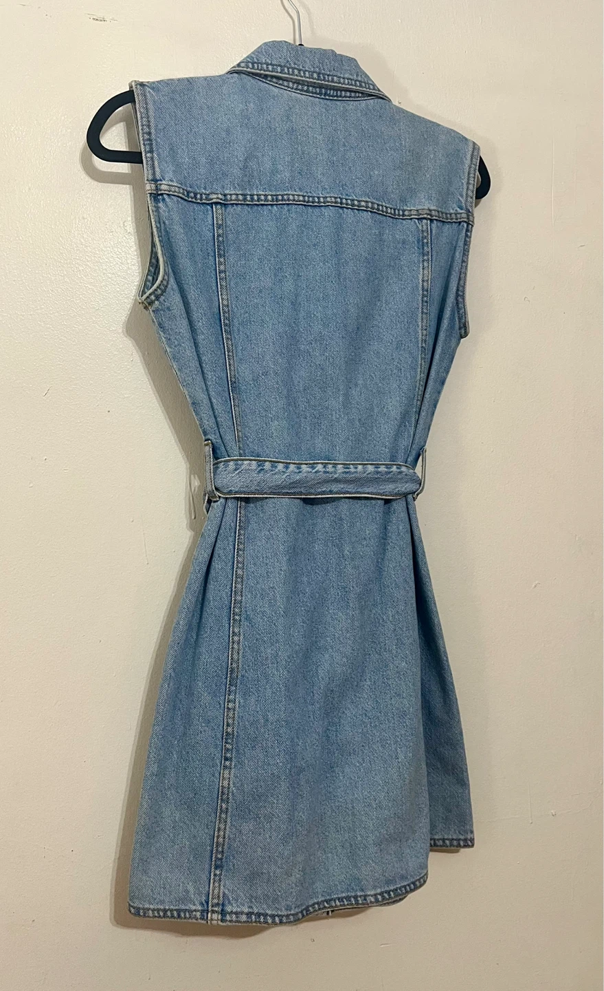 ZARA Denim Shirt Dress Size S - photo 2
