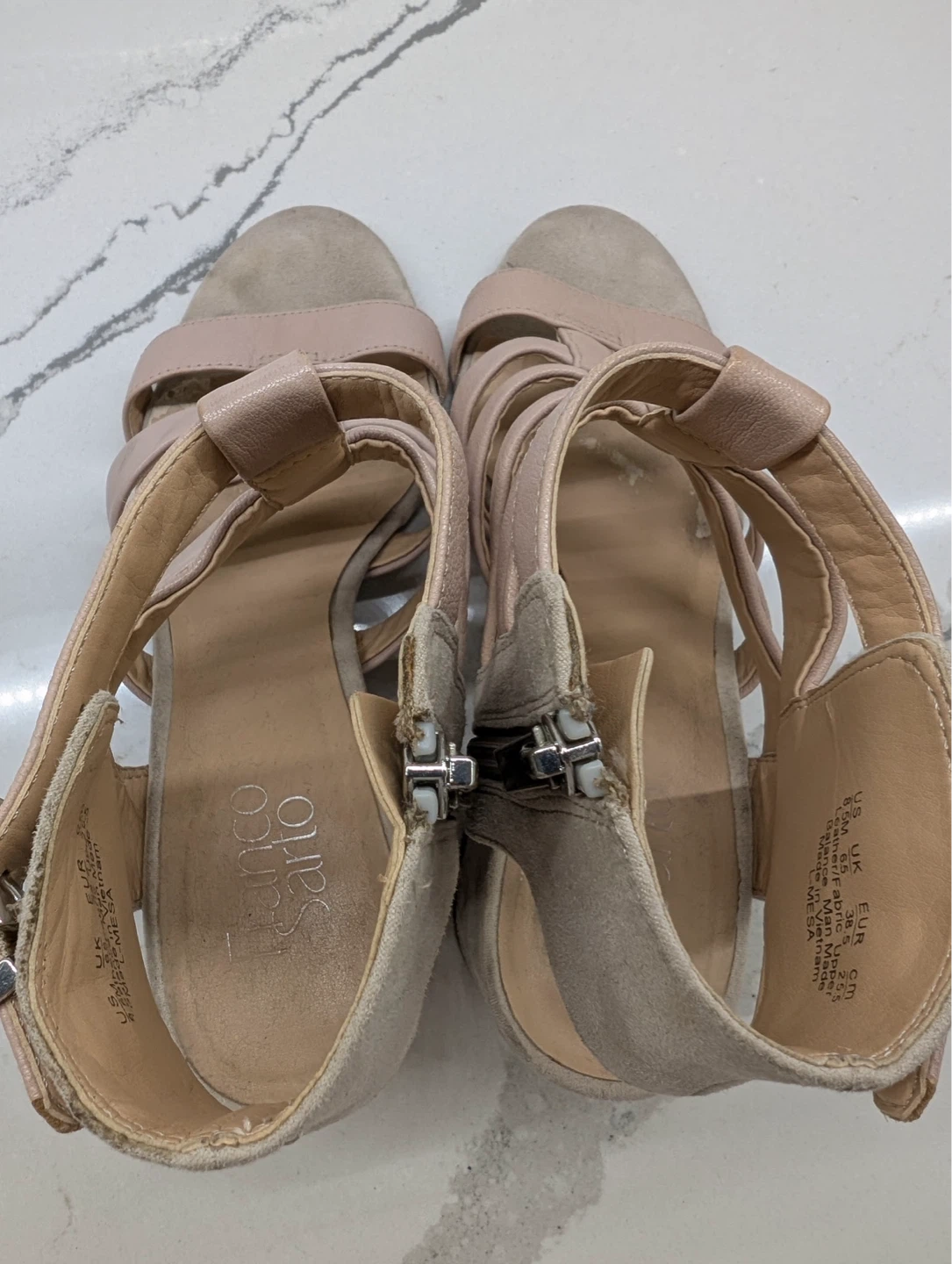 Franco Sarto Strappy Block Heel Sandals - photo 4