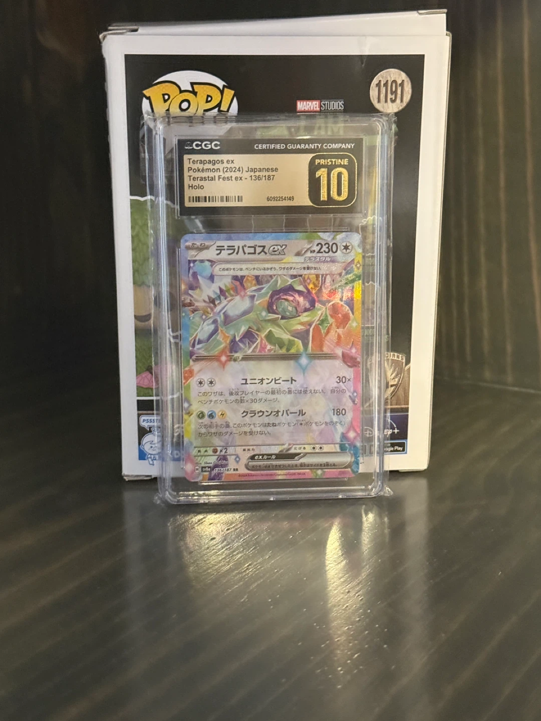 CGC Pristine 10 Graded Terapagos EX