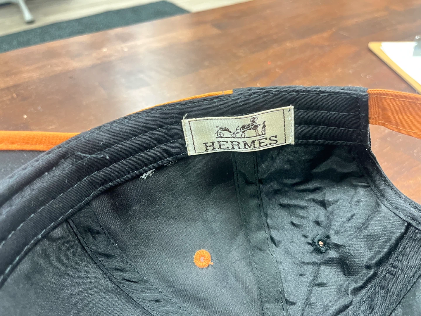 Hermes Baseball Cap - Horse Embroidery - photo 3