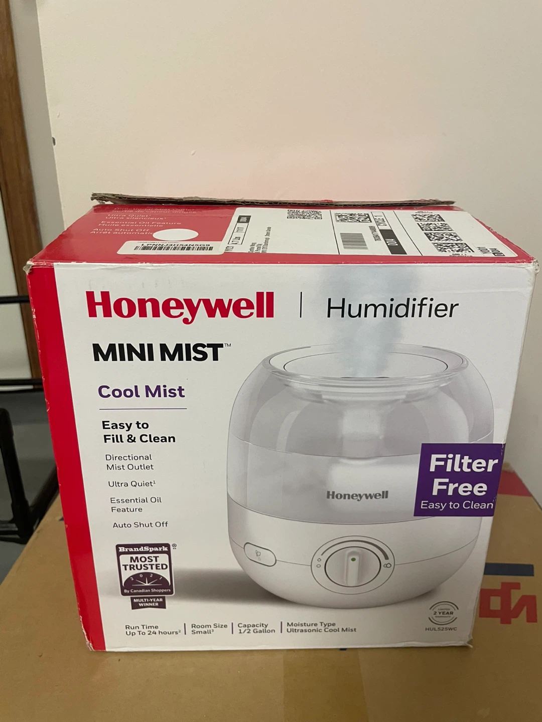 Honeywell Mini Mist Cool Mist Humidifier - photo 3