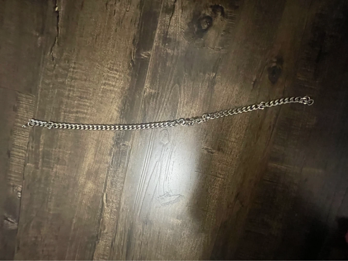 Silver Cuban Link Chain Necklace - photo 2