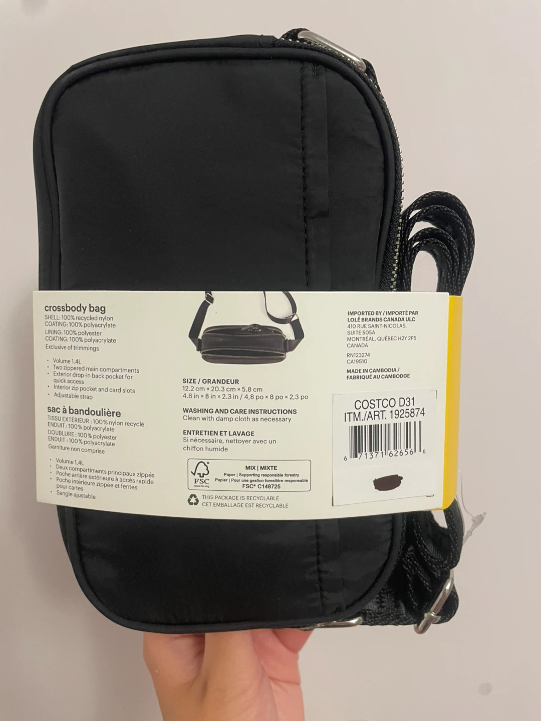 Lole Crossbody Bag - Black - photo 2