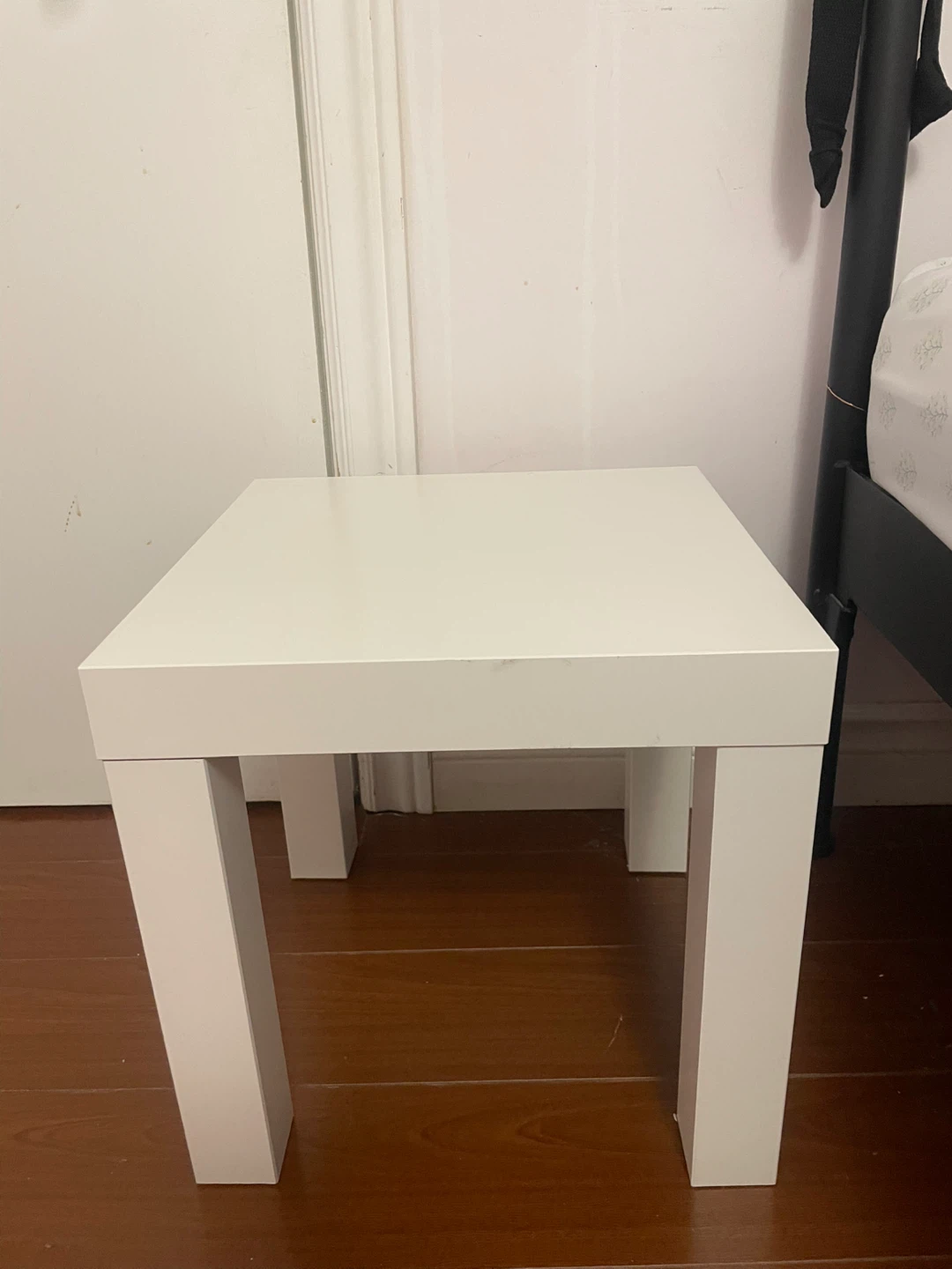 White Square Side Table - photo 2