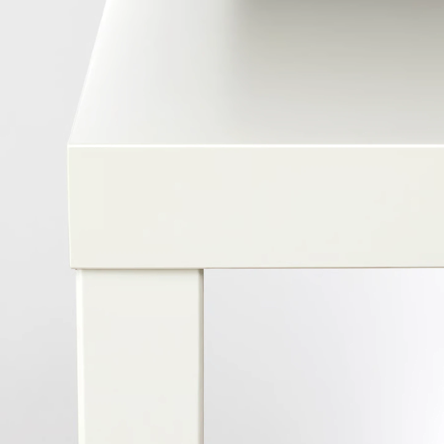 White Square Side Table - photo 4