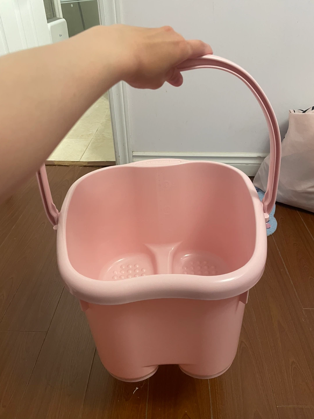 Pink Foot Bath Tub with Handle - photo 3