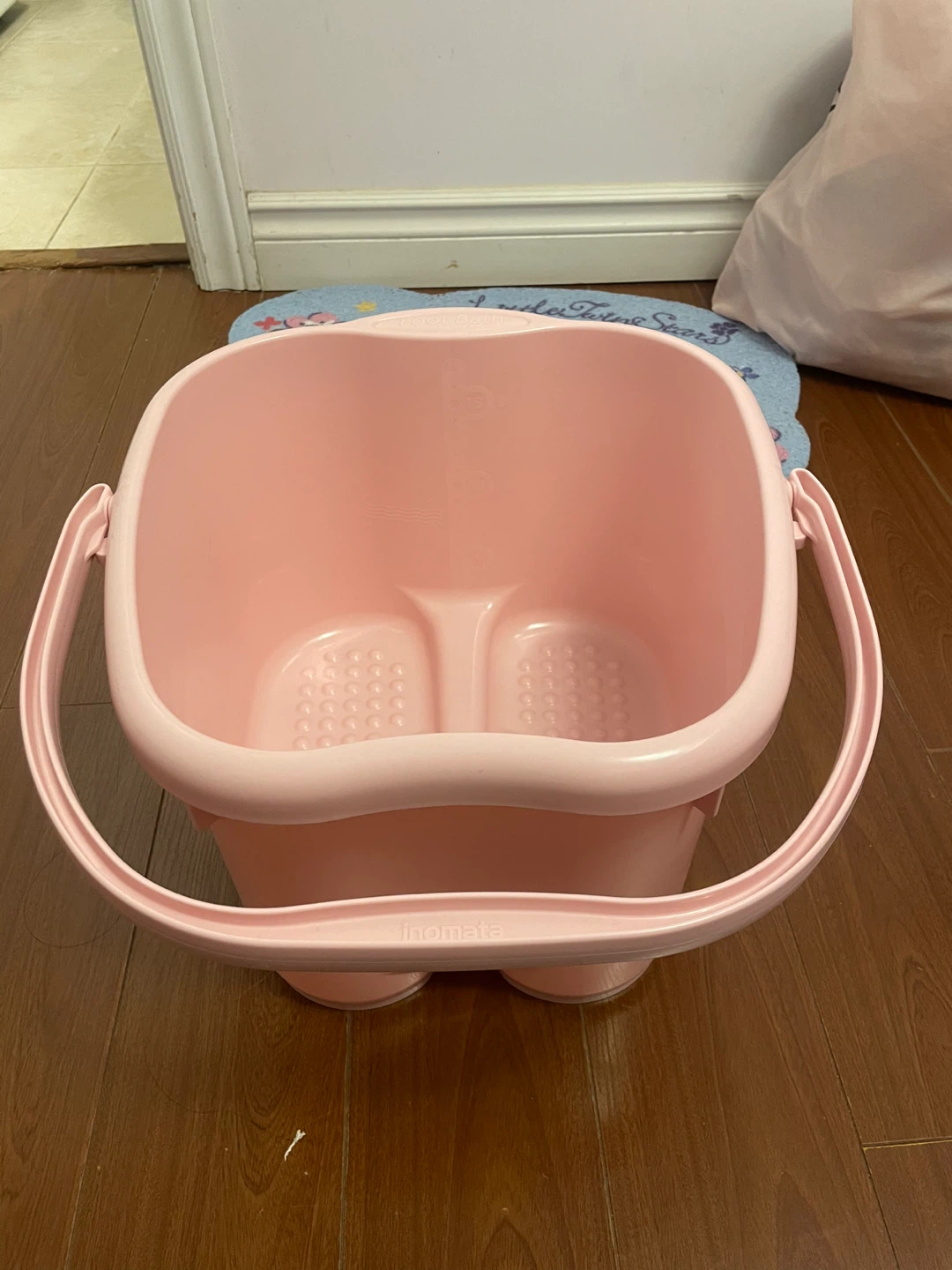 Pink Foot Bath Tub with Handle