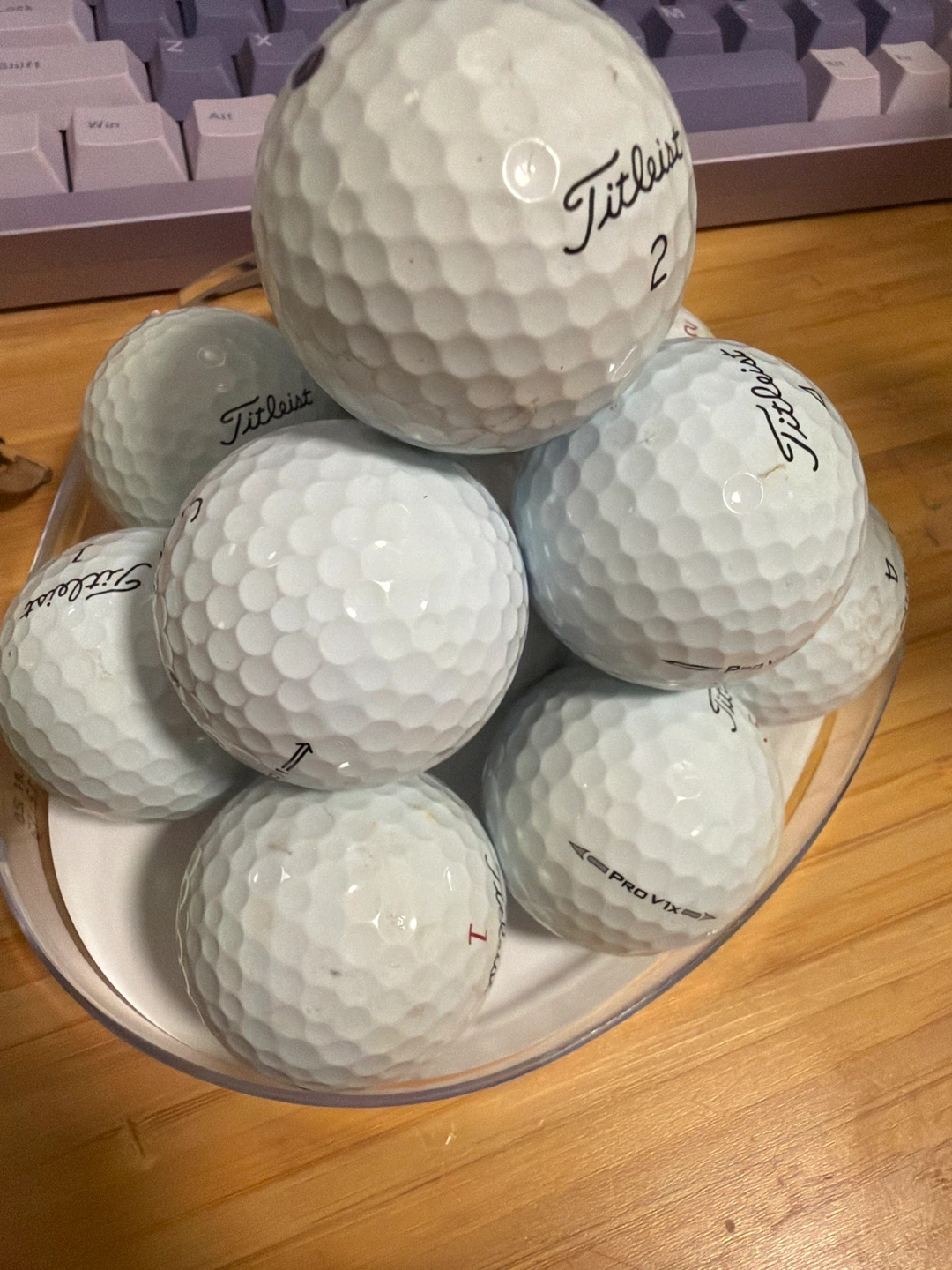 Titleist prov1 and prov1x mix used golf balls - photo 2