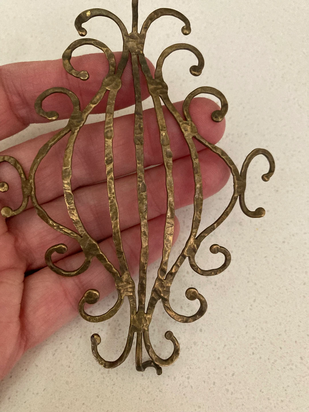 Ornate Metal Scrollwork Accent Piece - photo 2