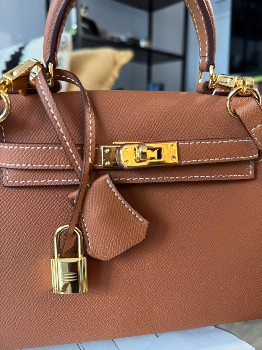 Authentic Leather Kelly Bag - photo 3