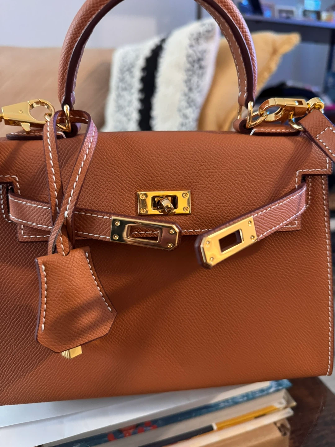 Authentic Leather Kelly Bag - photo 4