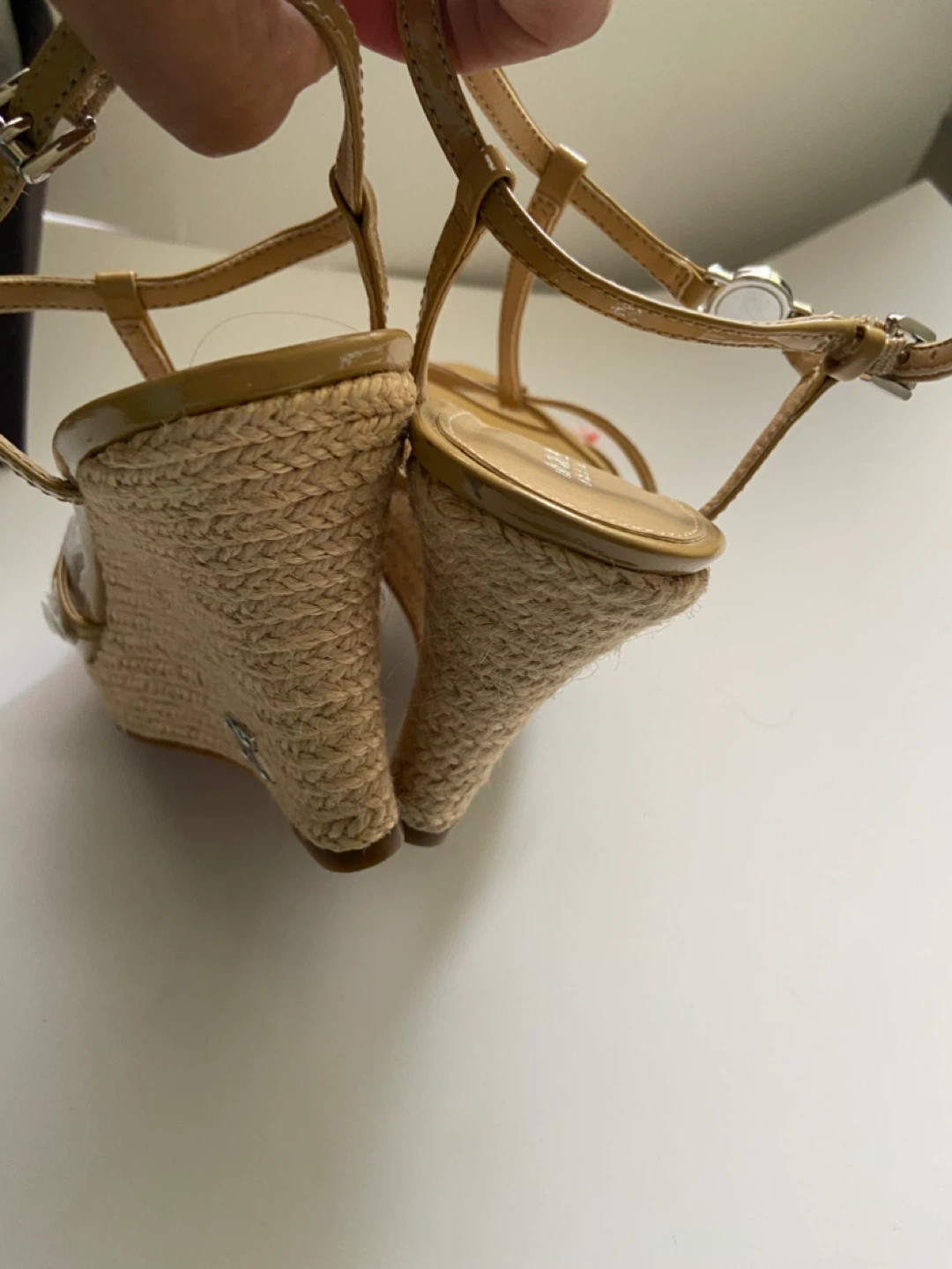 Michael Kors Tan Wedge Sandals
