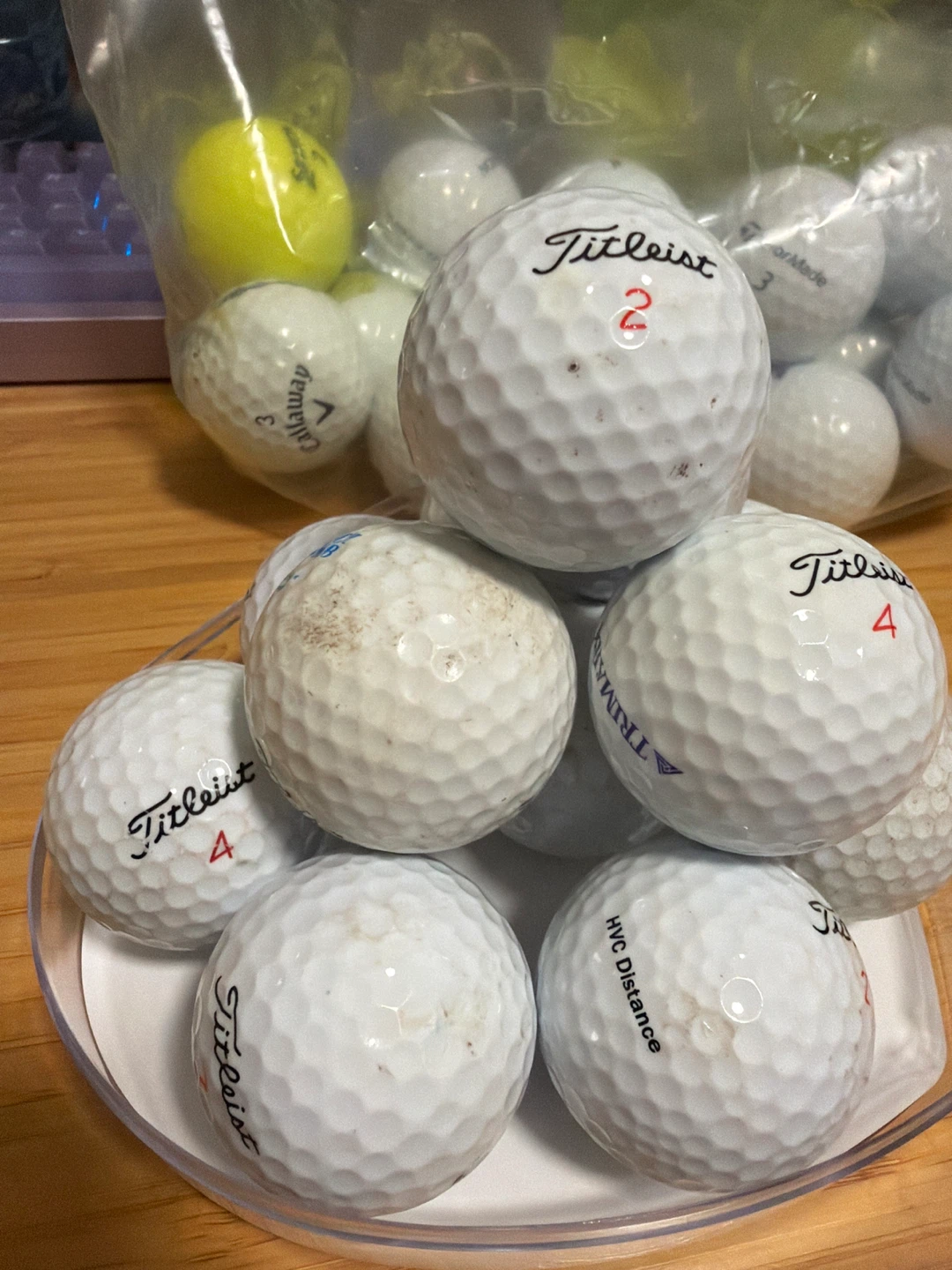Random Titleist golf balls pack of 15