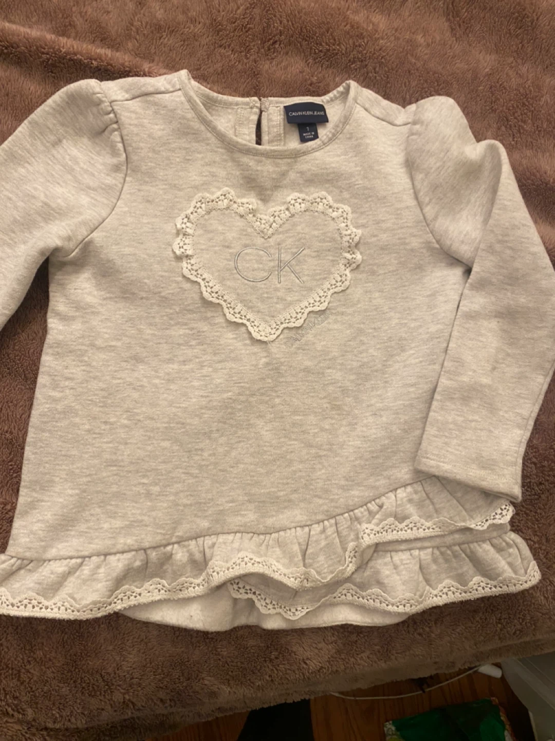GapFit Hoodie and Calvin Klein Jeans Top - Size 7 - photo 3