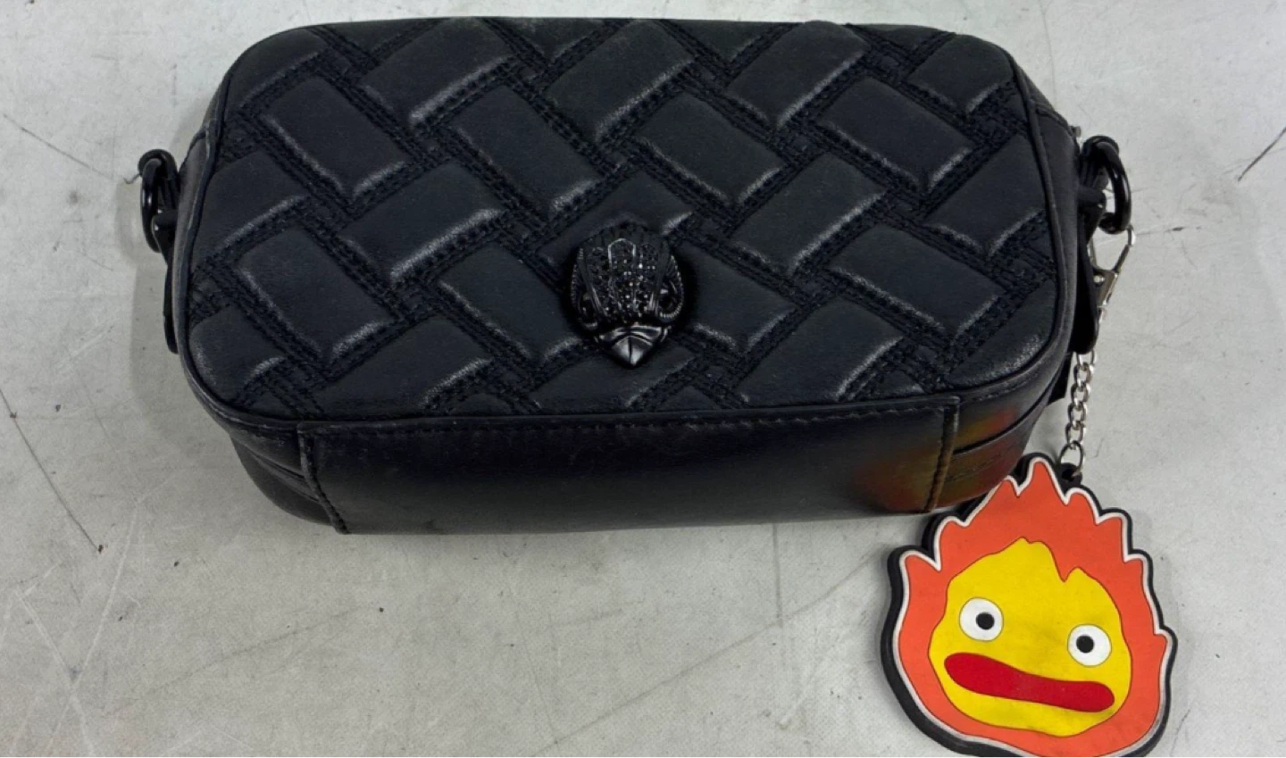 Kurt Geiger Black Quilted Leather Clutch Purse - photo 5