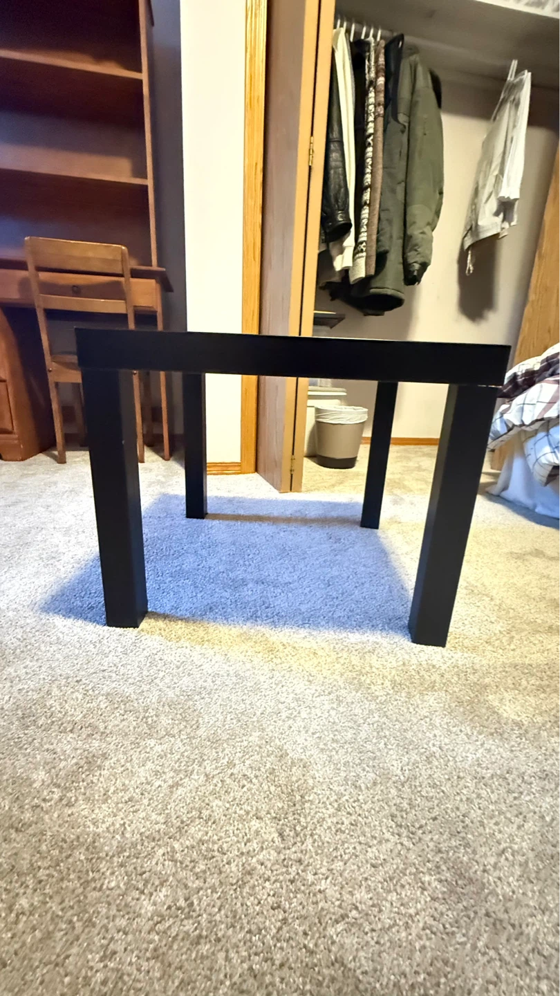 2 Black IKEA Side Tables