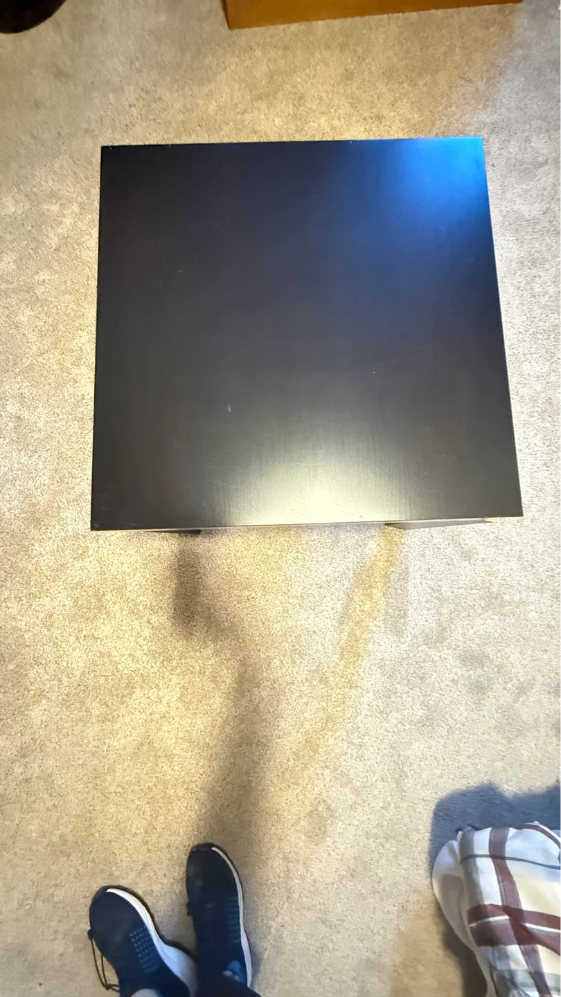2 Black IKEA Side Tables - photo 2