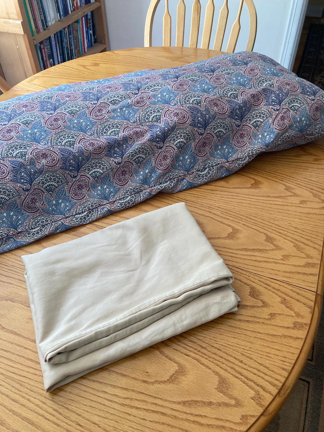 Body Pillow with Cream Pillowcase - photo 2