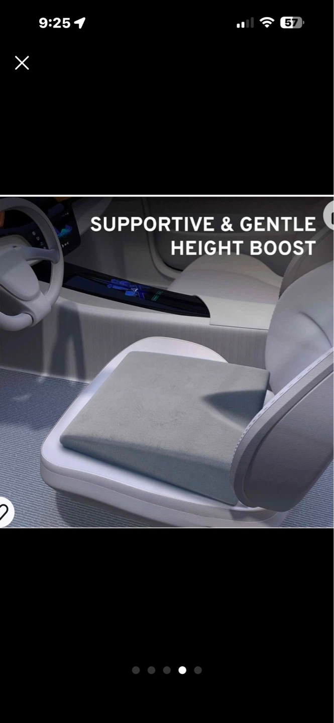 Car seat wedge cushion, orthopaedic support, new - photo 2