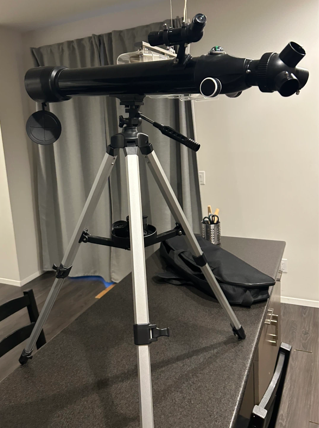 Black Telescope with Accessories - photo 3