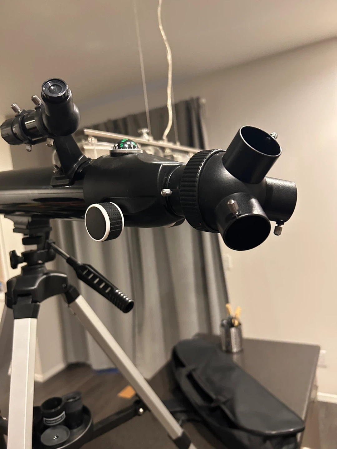 Black Telescope with Accessories - photo 4