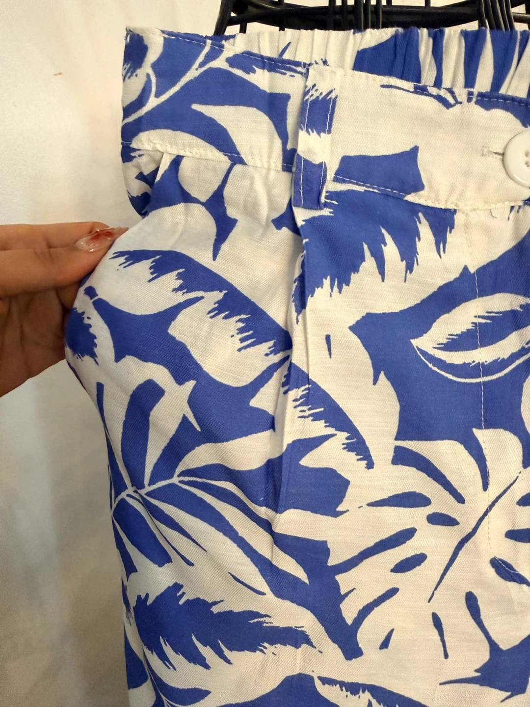 Blue & White Floral Jumpsuit- perfect for summers - photo 3