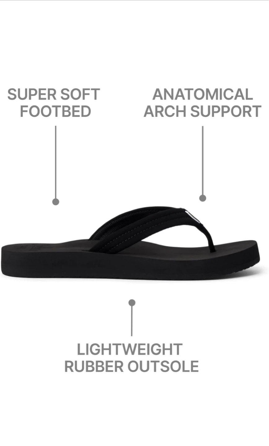 Reef Cushion Breeze Women's Flip Flops - Black - photo 4