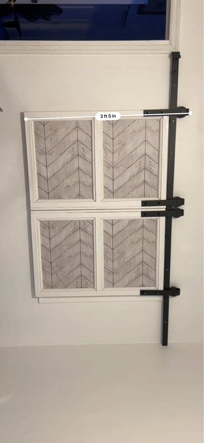 Barn Door Shutters with Hardware