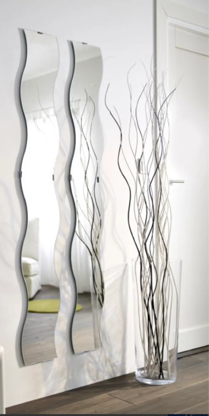 Wavy Panel Mirror