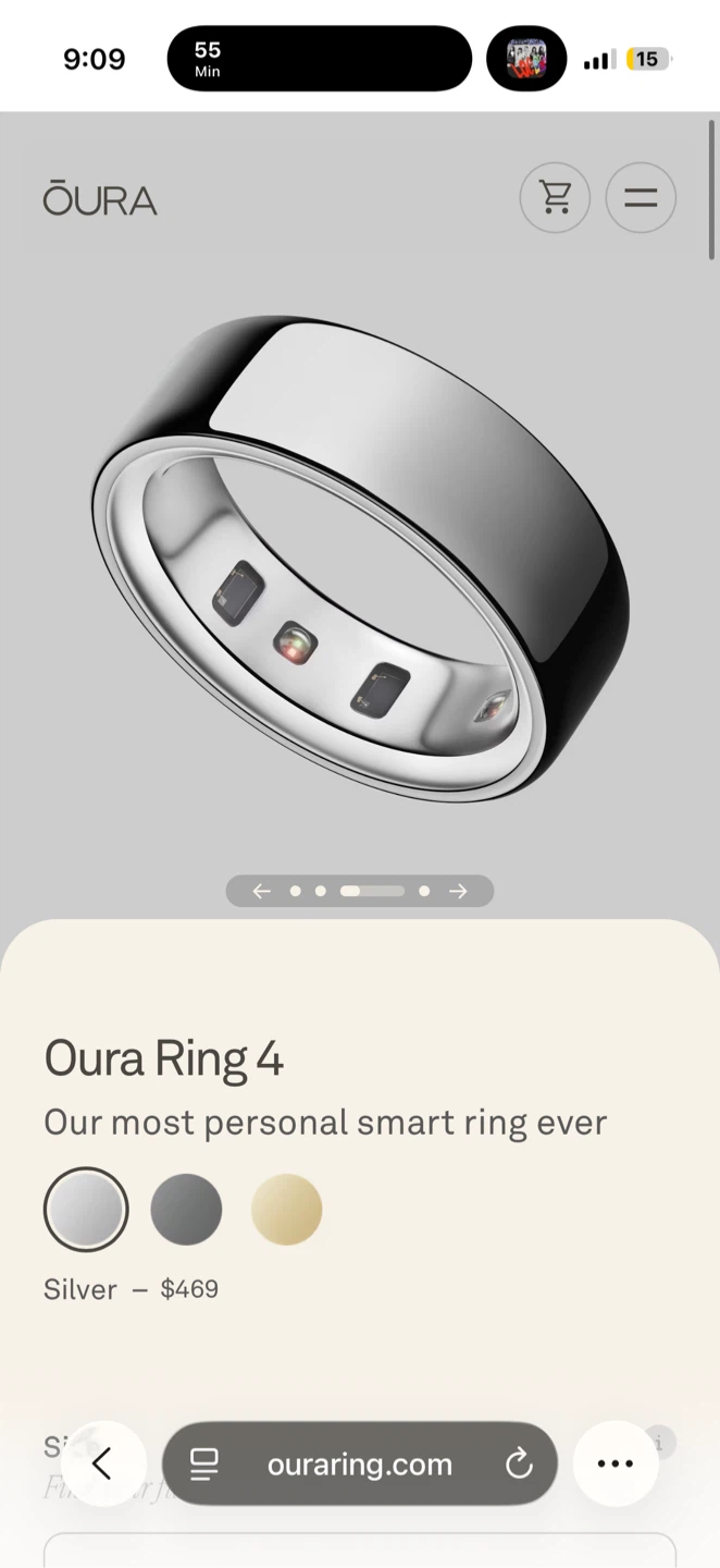 Oura Ring 4 Smart Ring - photo 3