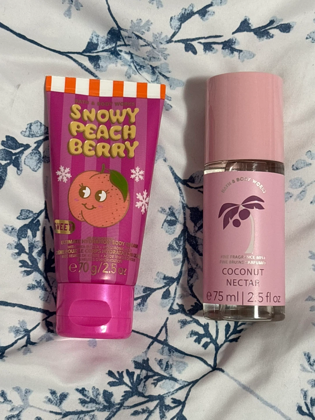 Bath and body works mini lotion & body mist