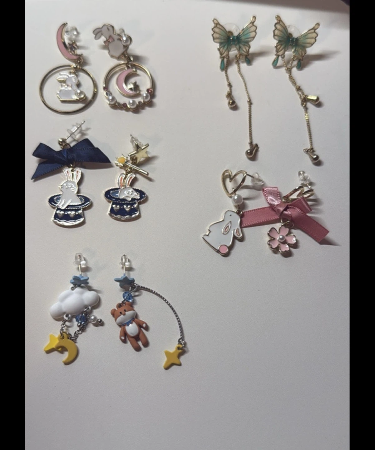 Brand New Kawaii Cartoon Drop Earrings | $6 each pair O