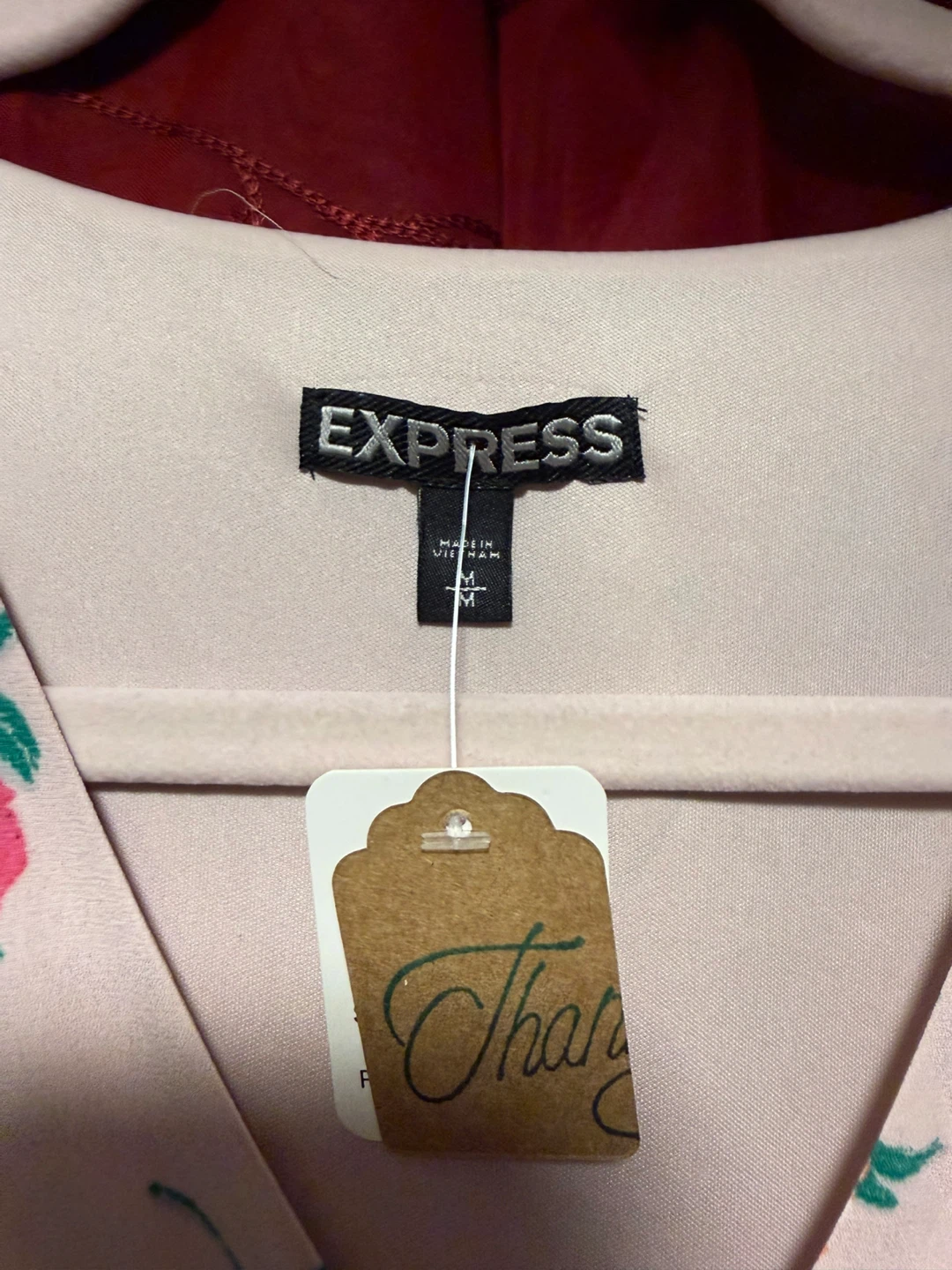 Express Floral Smocked Waist Midi Dress - photo 3