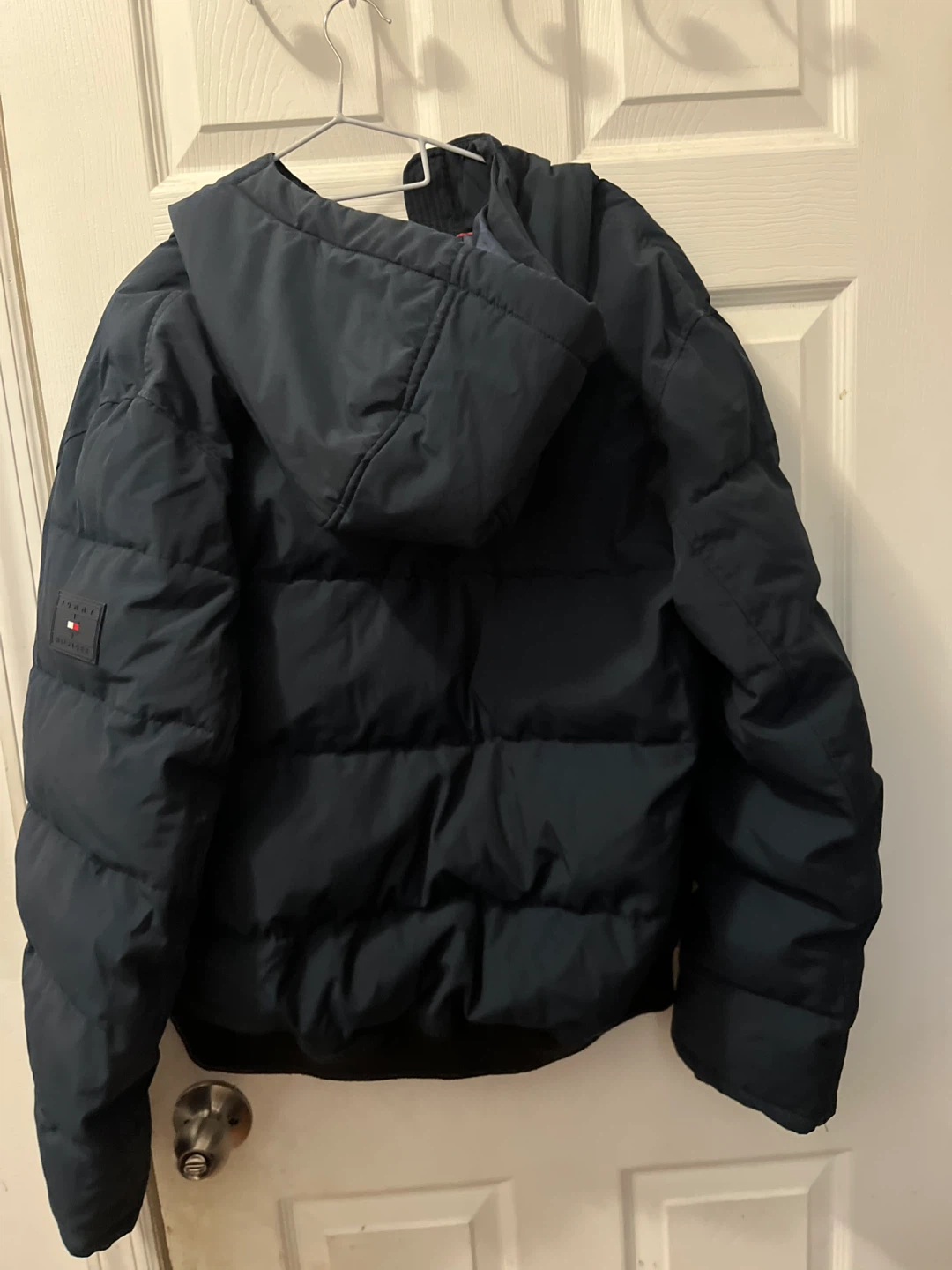 Tommy Hilfiger Navy Puffer Jacket Size Medium - photo 3