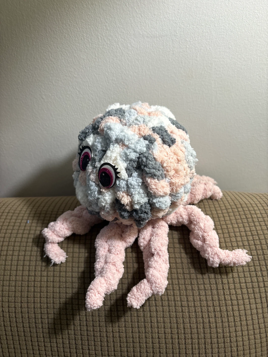Crocheted Plush Octopus Toy - photo 2