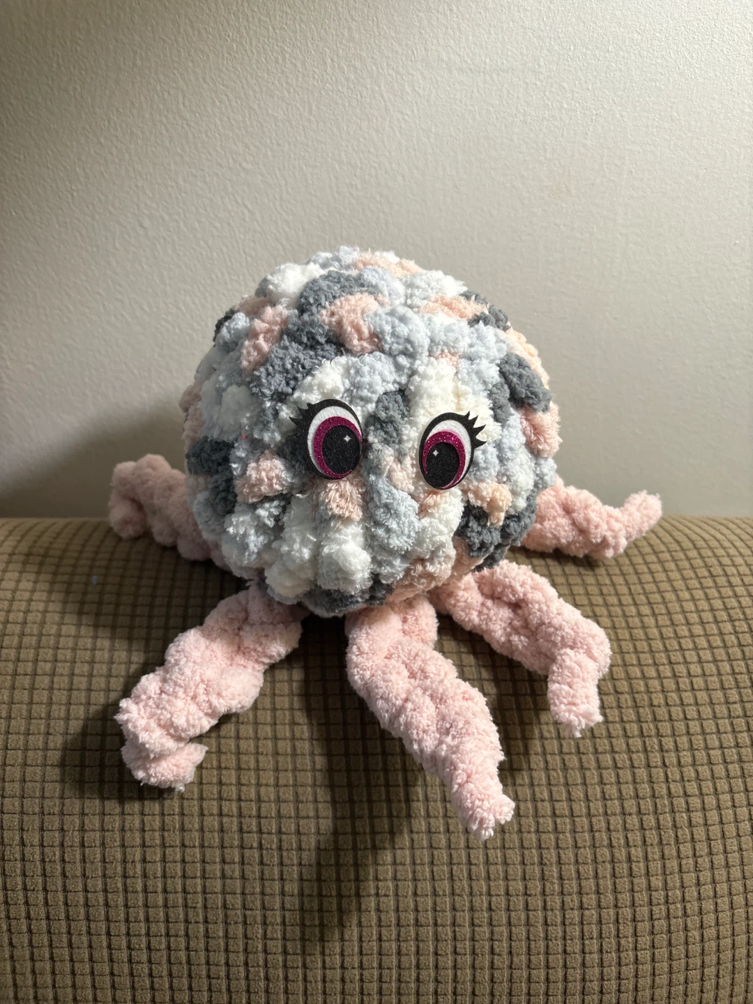 Crocheted Plush Octopus Toy