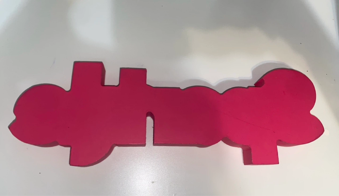 3D Pink Sparkle Word Decor - photo 2