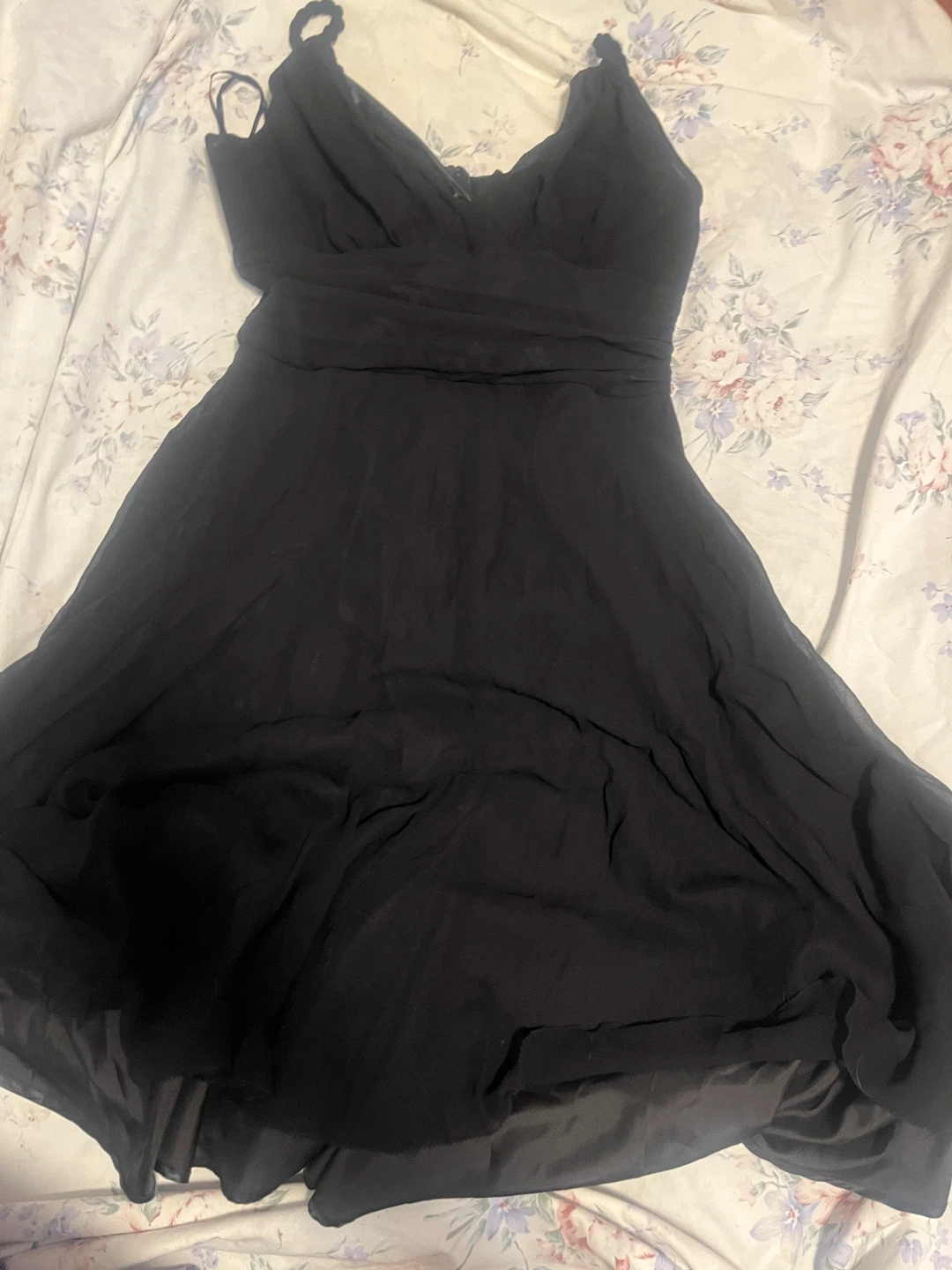 Y2K Sandra Angelozzi Black Dress