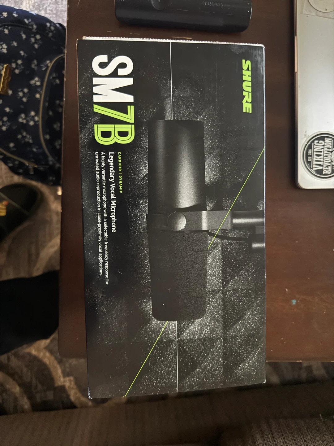 Shure SM7B Dynamic Vocal/Podcast XLR Microphone - Black - photo 2